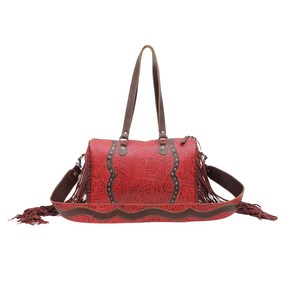 Myra Furred Leather and Hairon Bag - Sierra Jewelry & Crystal